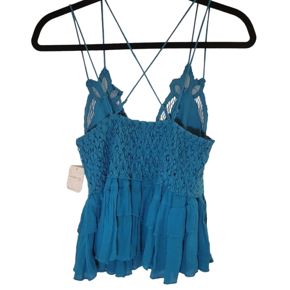 Free People Adella Cami in Teal•S - Picture 10 of 12